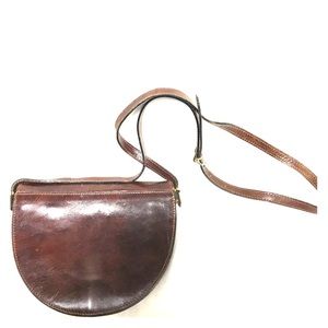 Vintage Italian Leather Crossbody Minibag Re-posh